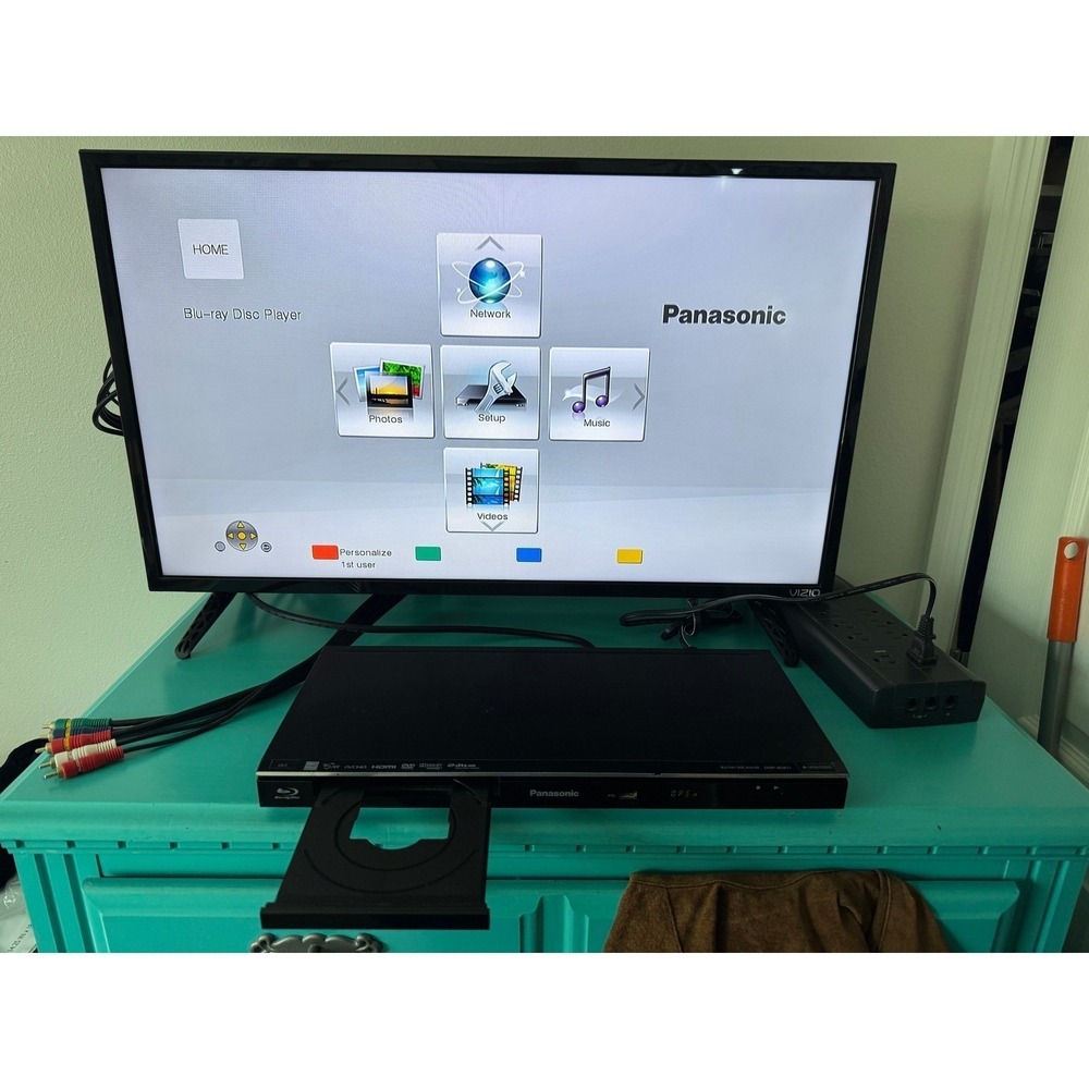 Panasonic DMP-BD871 Blu-ray Disc Player HDMI USB LAN Ethernet - Tested W/ Remote - Picture 10 of 10